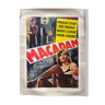 Affiche cinéma originale "Macadam" Françoise Rosay, Sacré-Coeur 36x49cm 50's