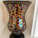 Vase en verre mosaïque