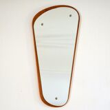 Scandinavian mirror shape free 1960 - 38x81cm