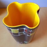 60s glazed ceramic vase