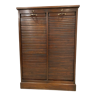 Double curtain cabinet