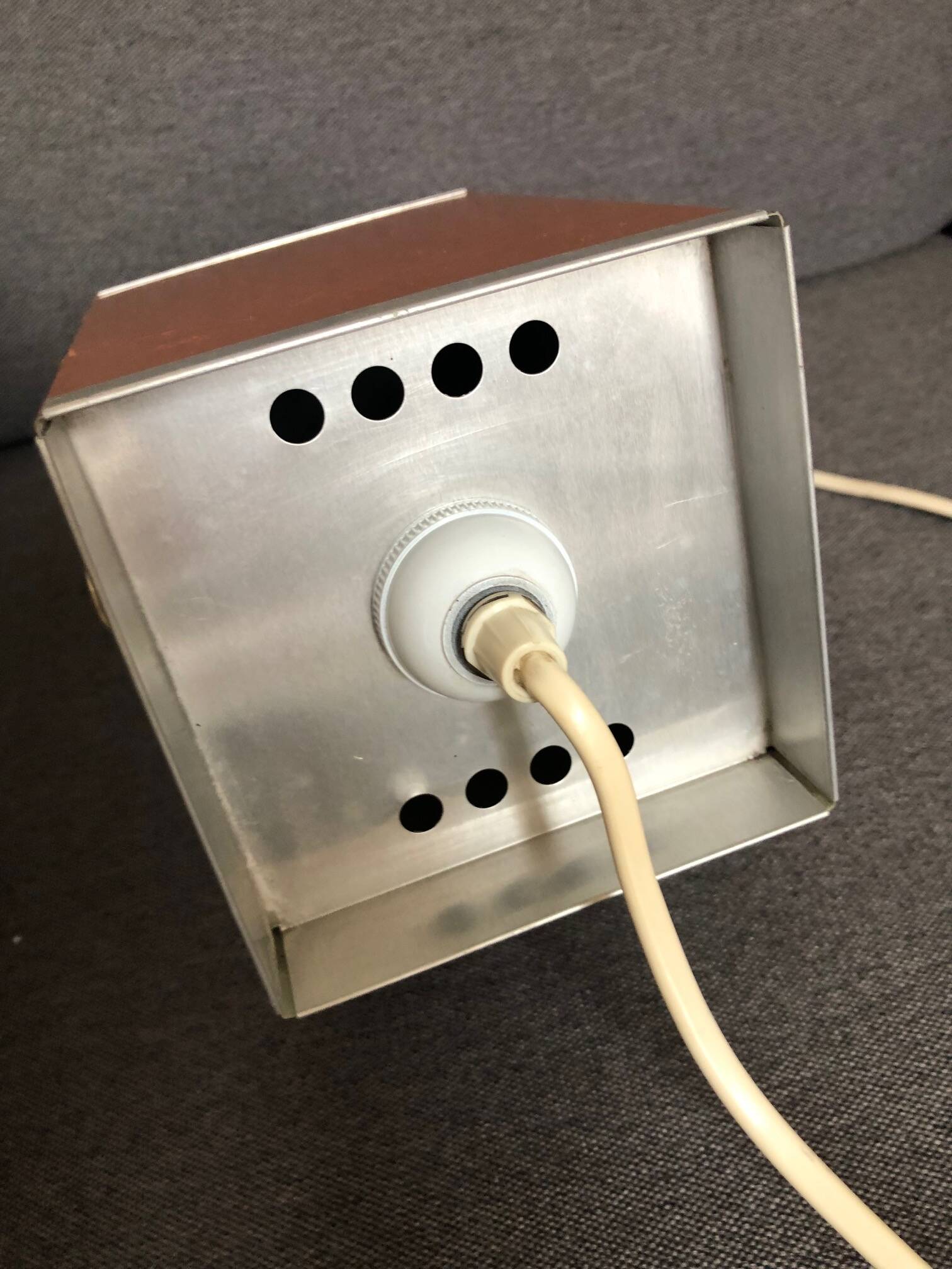 Spot vintage cube wall light, 70s