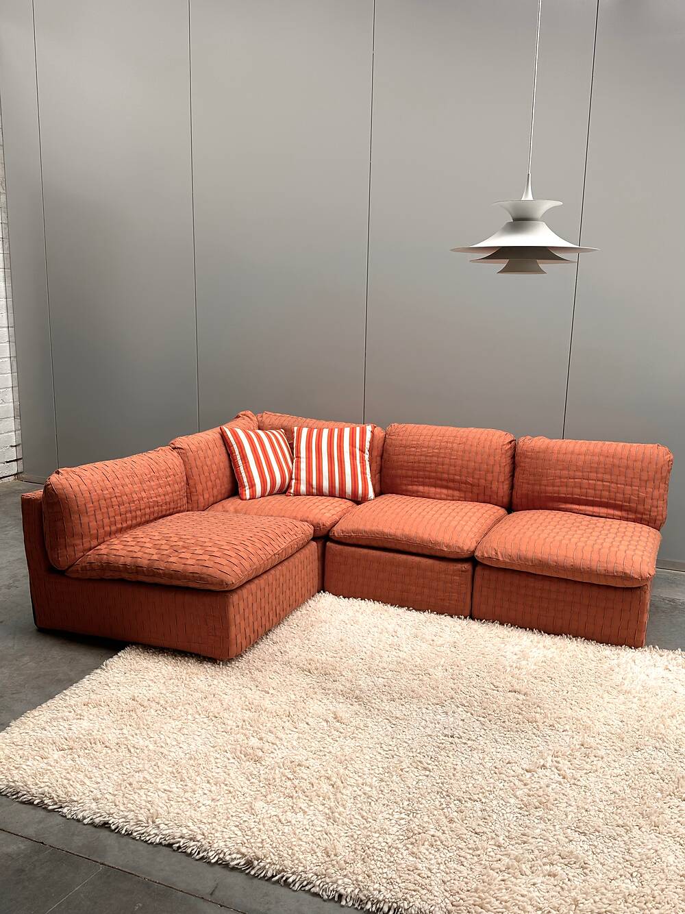 Canapé modulaire Cento per Cento, De Pas, d'Urbino et Lomazzi, Zanotta, Italie, années 70