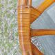 bamboo wood, rattan, vintage sofa