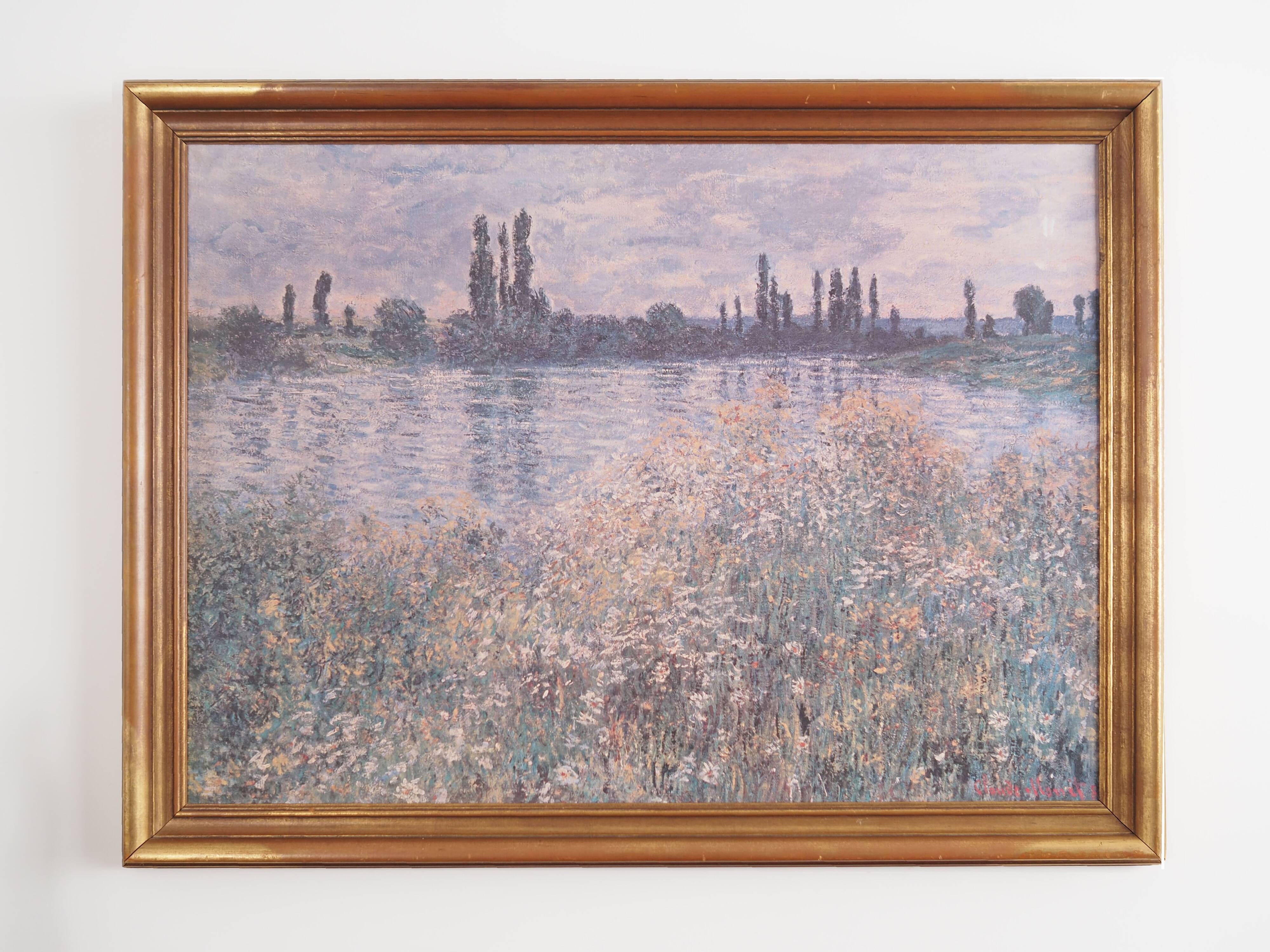 Painting “The Blue Meadow” reproduction