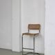 Marcel Breuer style tubular cane seat bar stool | Italy | 1970s