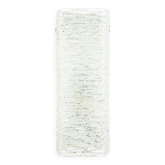 Applique murale en verre de Murano glacé du milieu du siècle de Kaiser Leuchten, Allemagne, 1960