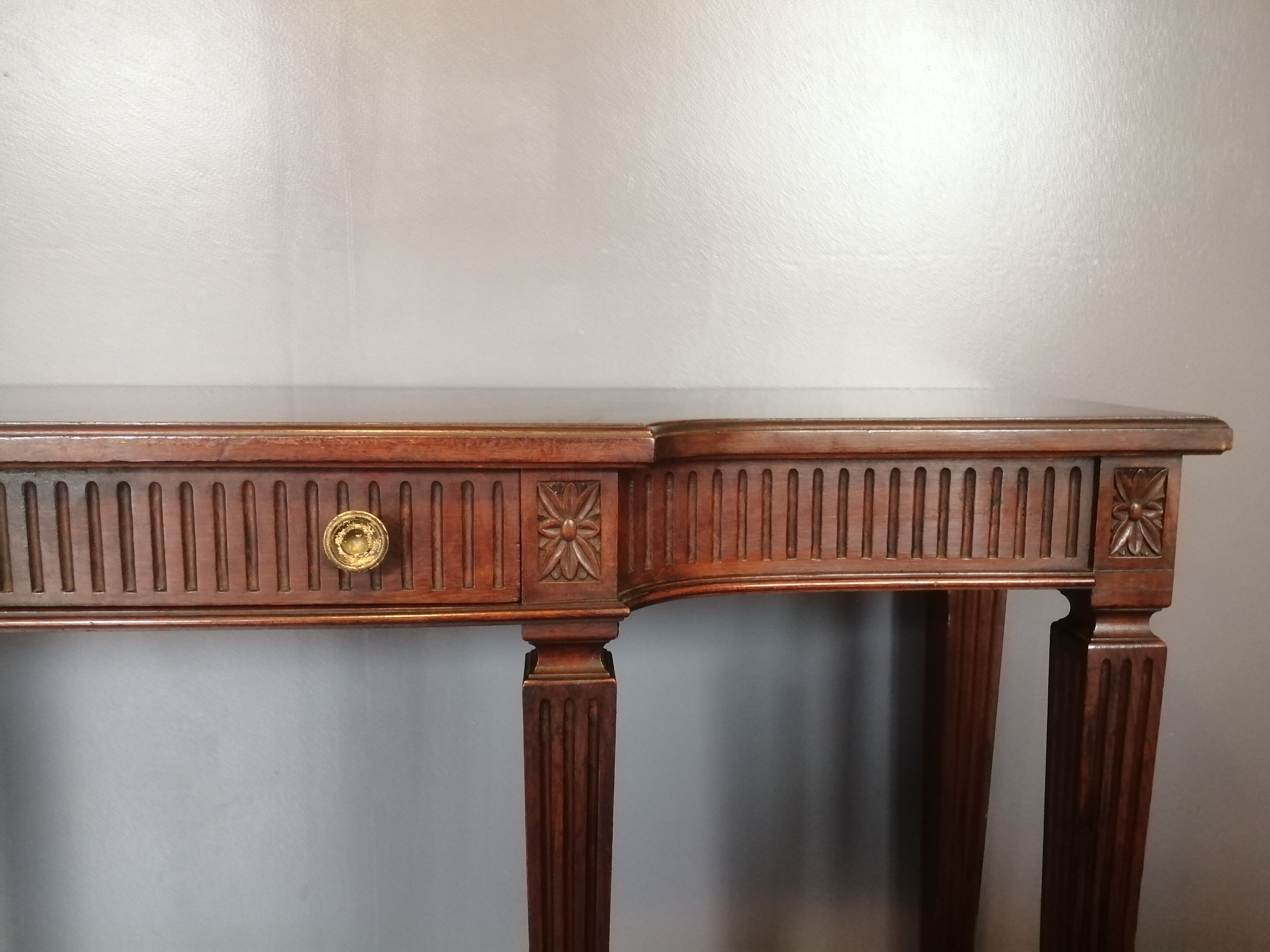 Mahogany console