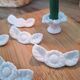 Porte couteau blanc en porcelaine