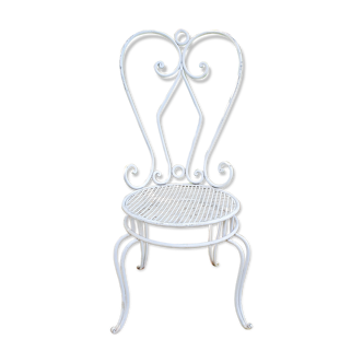 Wrought iron garden chair