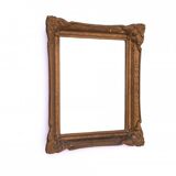 Small French mirror in a gold frame