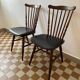 Chaises style scandinave Baumann années 60 (X2)
