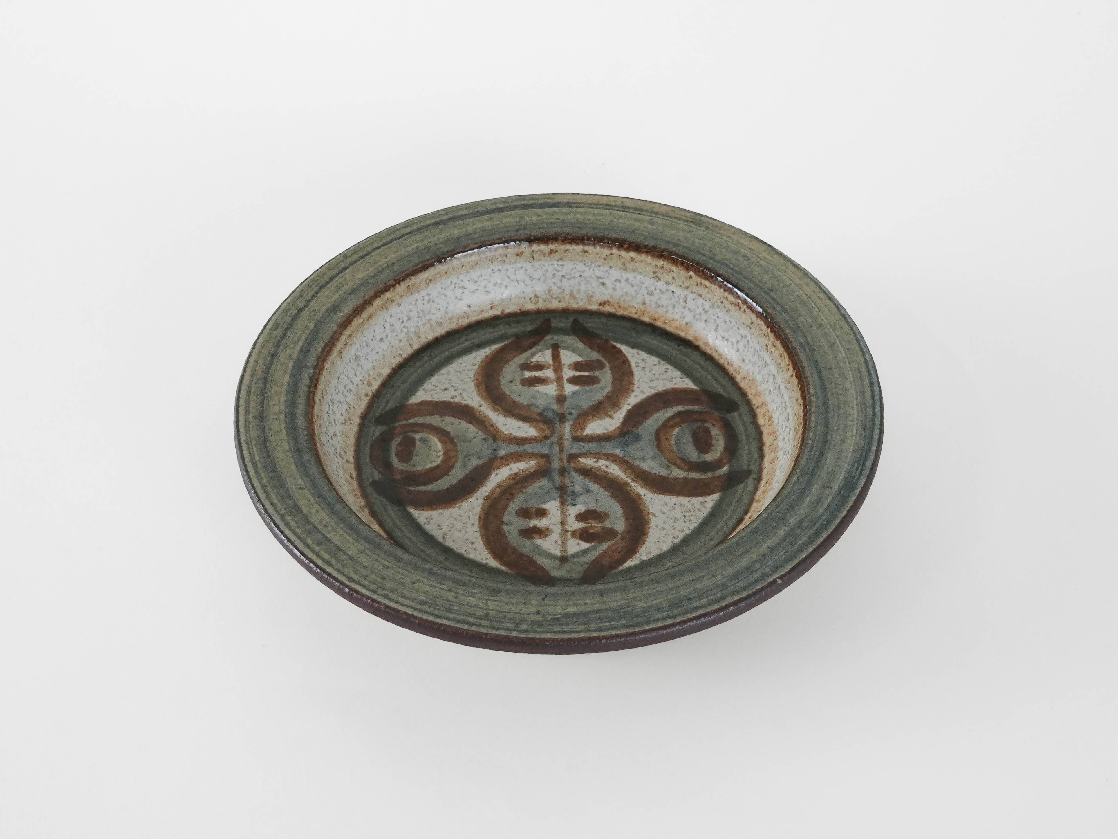 Ceramic bowl, Danish design, 1960s, manufactured by Søholm