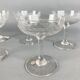 SUITE OF 6 CUPS TO CHAMPAGNE SAINT LOUIS MODEL SAPHO IN CRISTAL