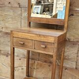 Ancienne console de lobby en teck birman