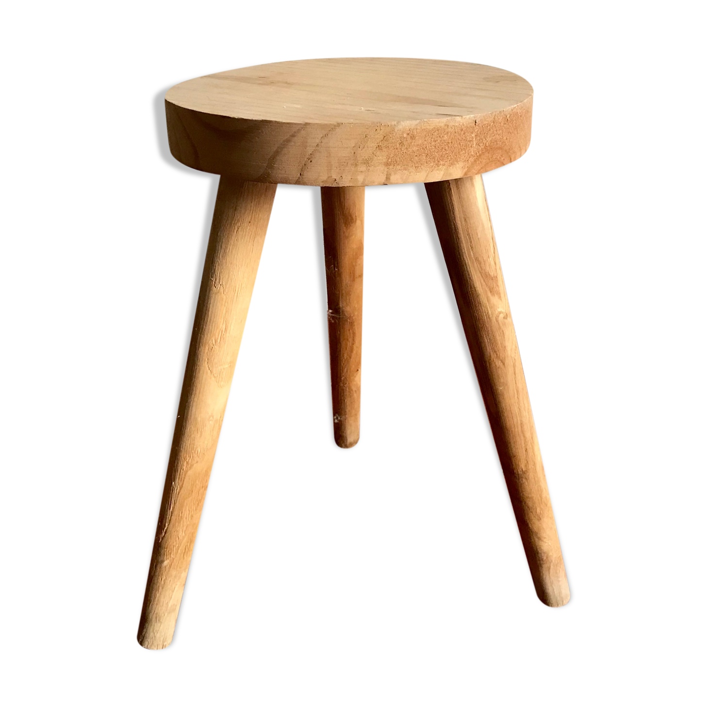 Tripod wooden stool