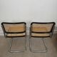 Paire de chaises Cesca Marcel Breuer made in Italy b32