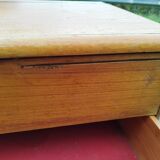 Scandinavian teak dressing table chest of drawers