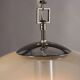 Vintage ceiling light in glass and metal, Italy, 1970s