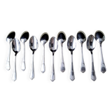 11 Guy Degrenne Rocaille Pattern Teaspoons