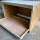 Map cabinet, vintage wooden architect's plan cabinet with 8 drawers