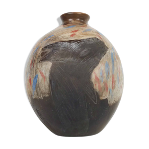 Vase ovoïde en terre