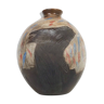 Vase ovoïde en terre cuite péruvienne de style Mochica, signe vicente ramirez 1989