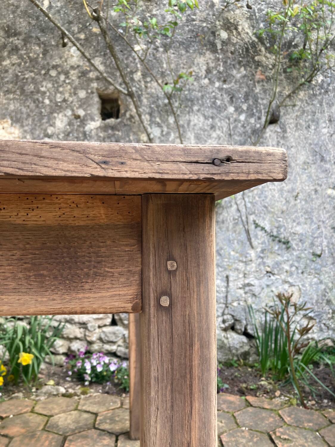 Old farmhouse table