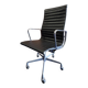 Black Herman Miller Original Eames EA337 High Back Office Chair Castor base