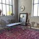 50s coffee table in metal and marble