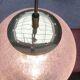 Large glass and brass planet ball pendant lamp from the mid-century German space age, 1960s.