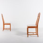 Pair of chairs in bramble wood from Nordiska Kompaniet