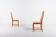 Pair of chairs in bramble wood from Nordiska Kompaniet