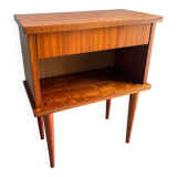 Bedside table vintage feet compass