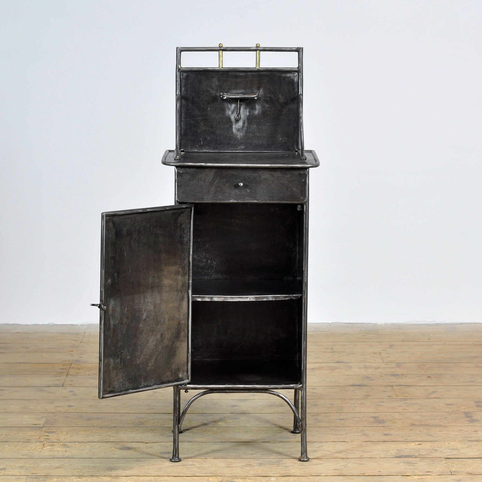 Iron bedside cabinet, 1910s
