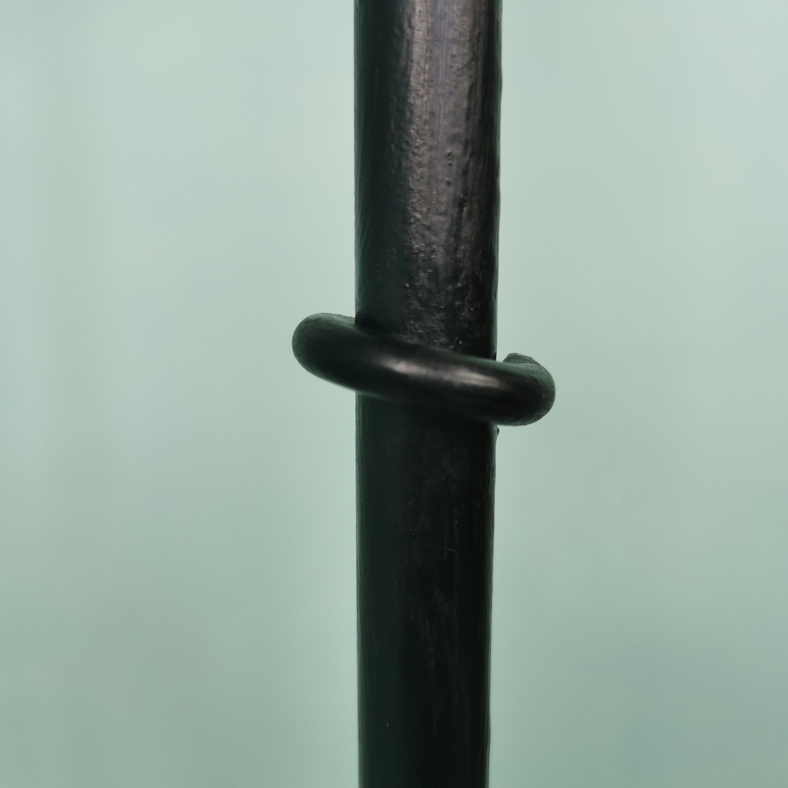 Wrought iron candlesticks