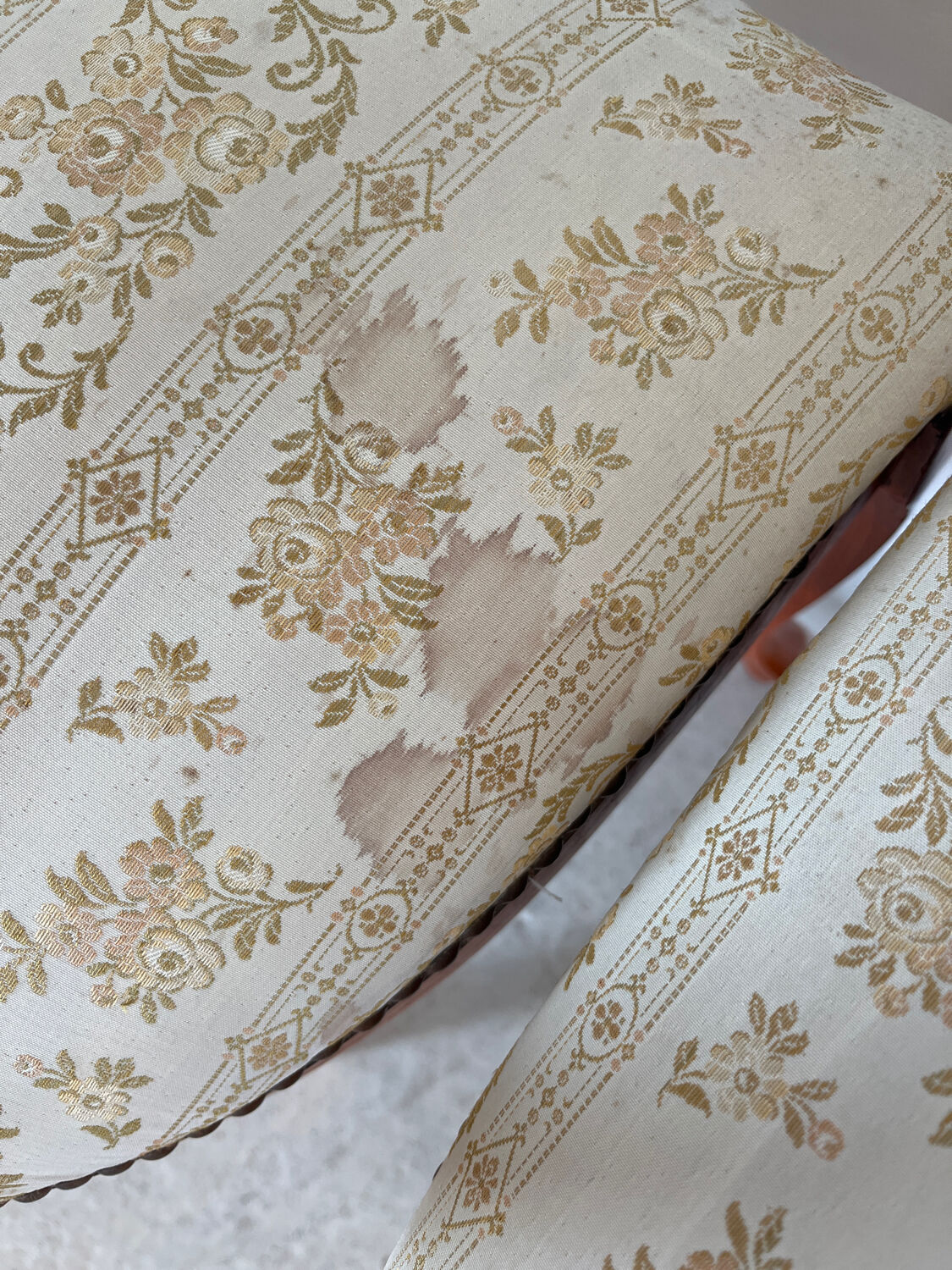 2 upholstered hot air balloon chairs