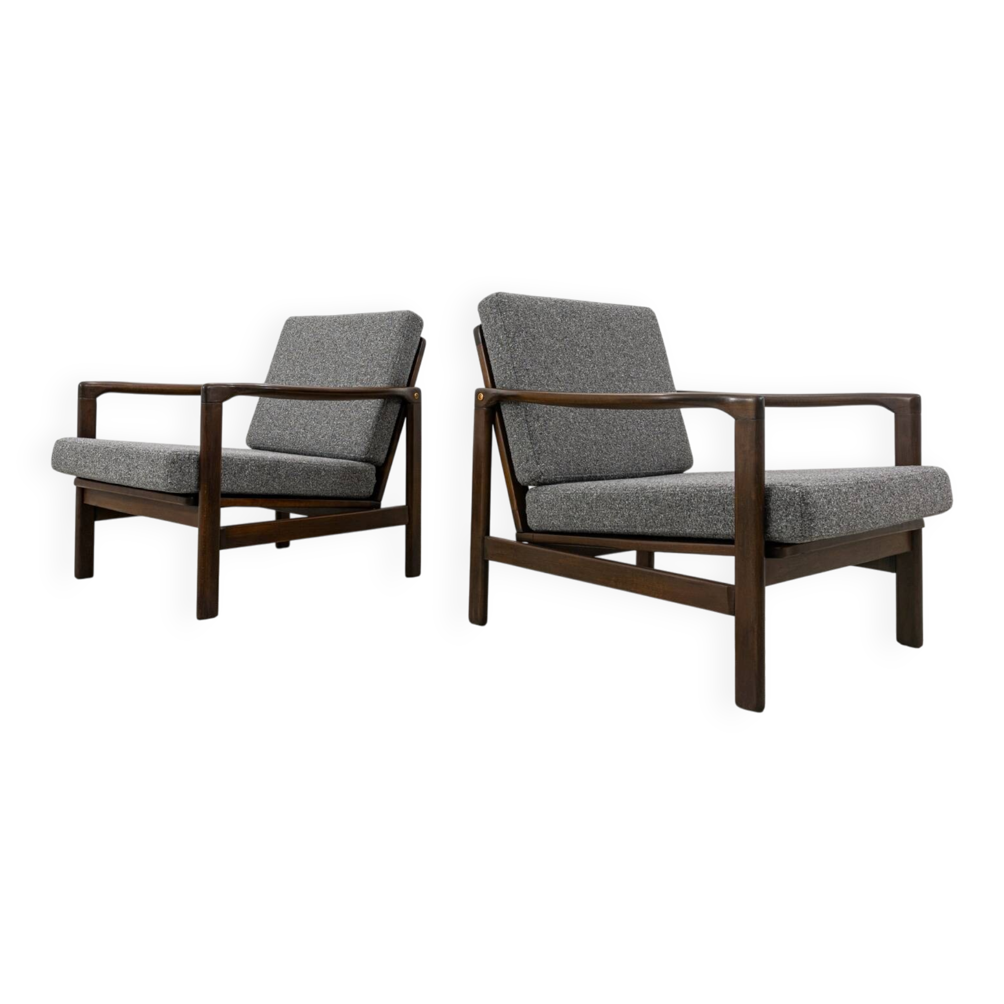 Vintage armchairs B-7522 designed by Zenon Bączyk, Poland, 1960s, set of 2