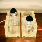 Murano glass table lamp, Italy 60s