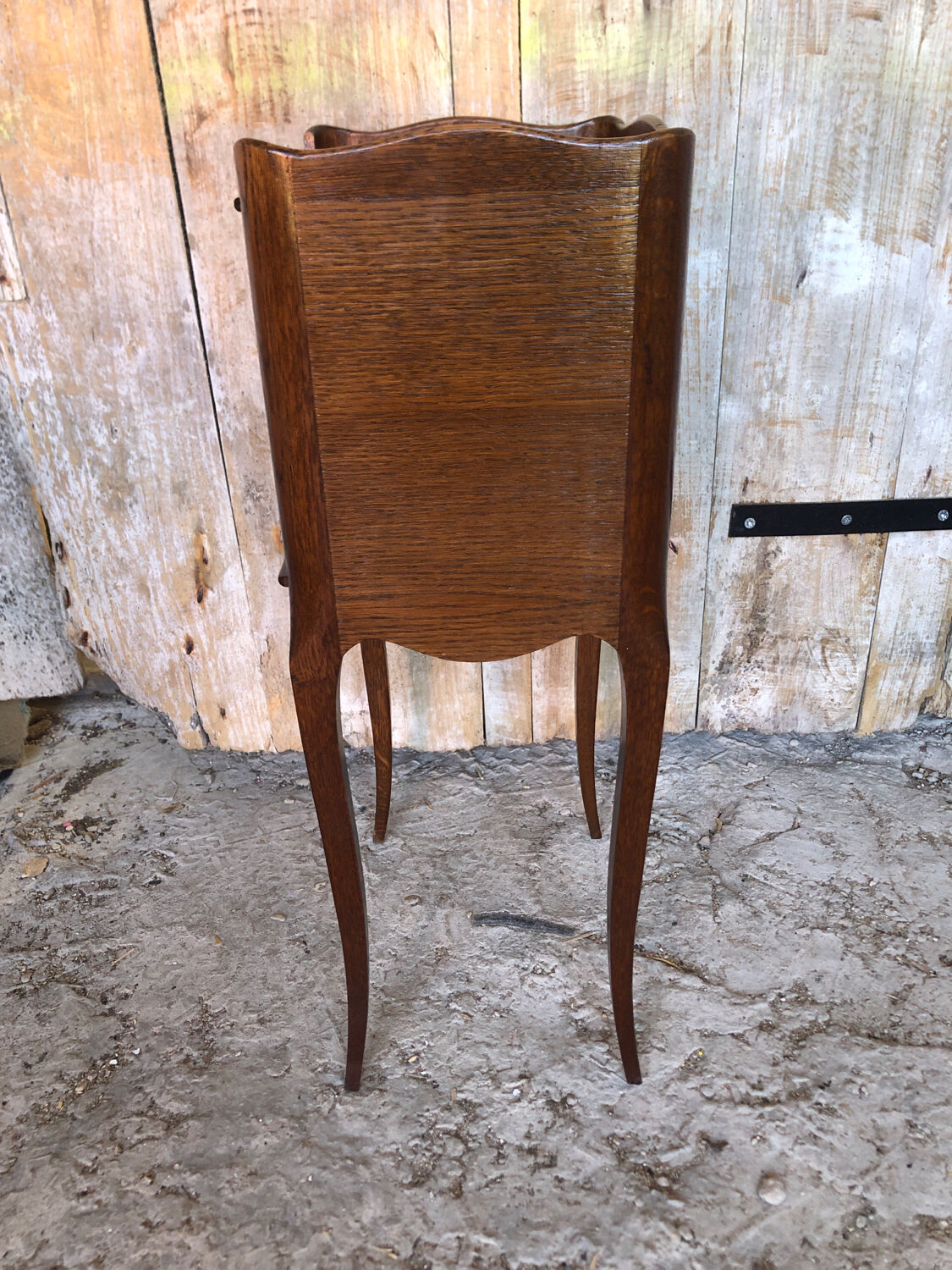 Bedside table night Louis XV vintage wood