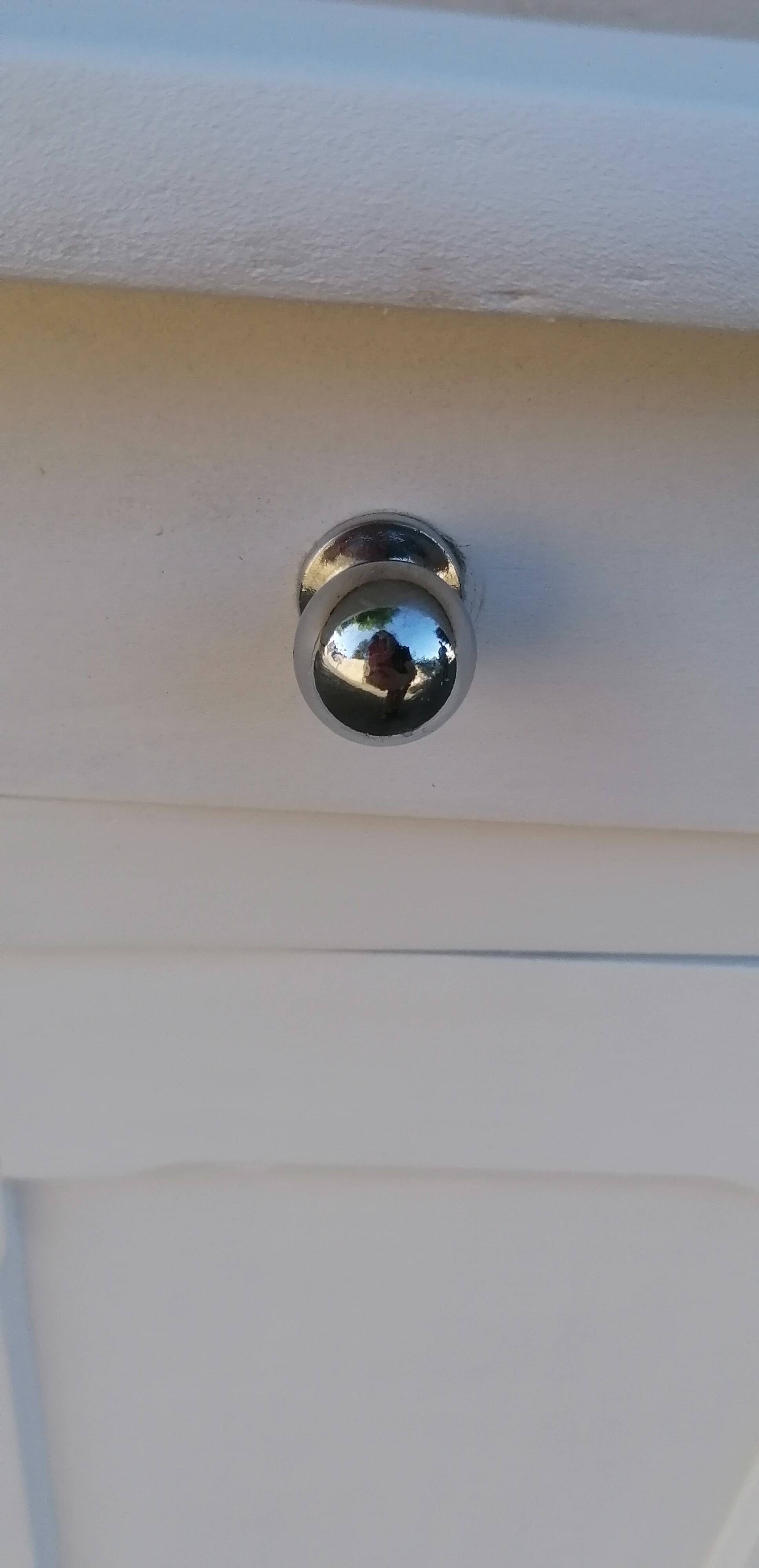 Very beautiful vintage Parisian furniture with 2 white doors from 1940