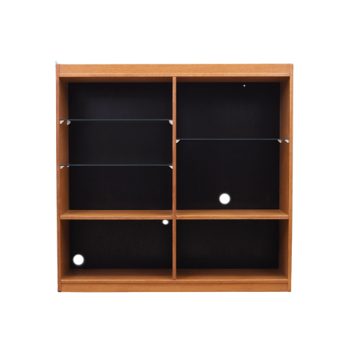 Oak bookcase, Danish design, 1970s, manufactured by ÆJM Møbler