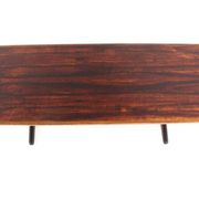 Table basse en palissandre / noyer 'Drachten' - style mid-century modern