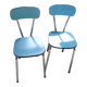lot de 2 chaises en Formica année 1970