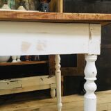 Large white fir country table 1930s