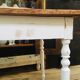 Large white fir country table 1930s