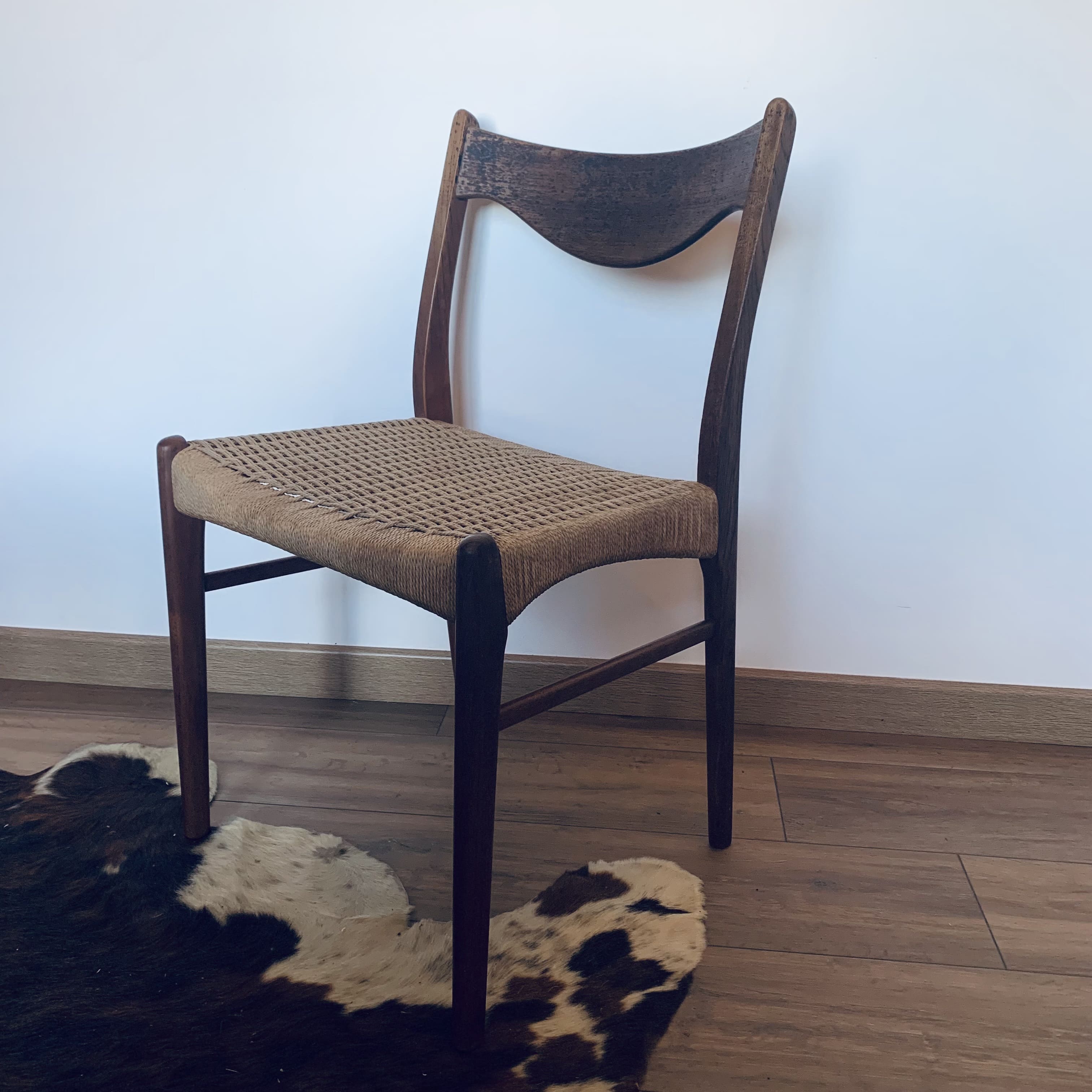 Set of 4 chairs by Arne Wahl Iversen for Glyngøre Stolefabrik 1960s