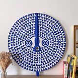 Large blue sun mask (Burkina Faso)