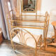 Mid century vintage art deco gold hairdresser