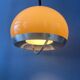 Vintage Space Age Dijkstra mushroom suspension, mid-century modern ceiling light.